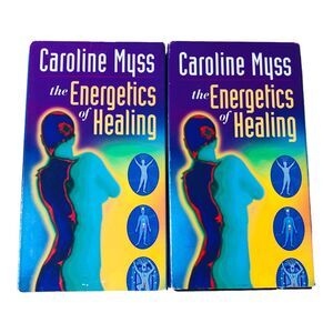 1997 CAROLINE MYSS THE ENERGETICS OF HEALING 2 VHS TAPE SET Holistic Health
